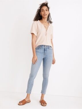 NWT Madewell Roadtripper 9” Skinny Crop Mid Rise jeans/ sz 26